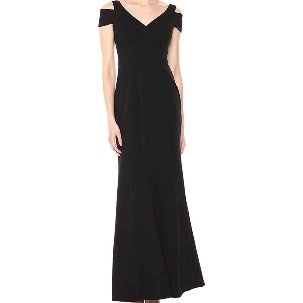 Calvin Klein Cold Shoulder Long Gown Tags included